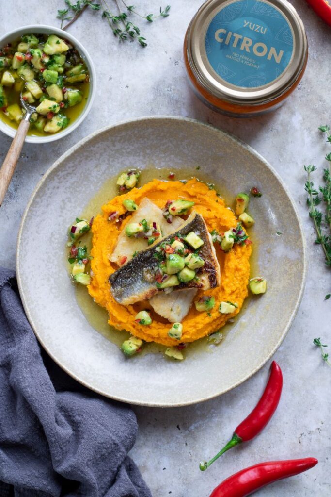 Ryba s mrkvovým pyré