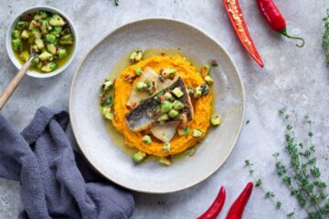 Ryba s mrkvovým pyré