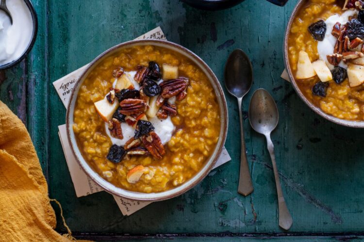 ovesná dýňová kaše