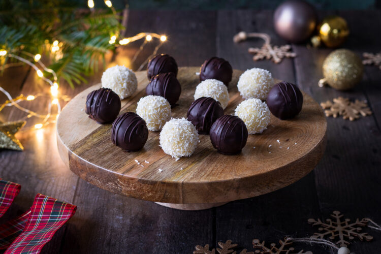 pomerančové kuličky s kokosem