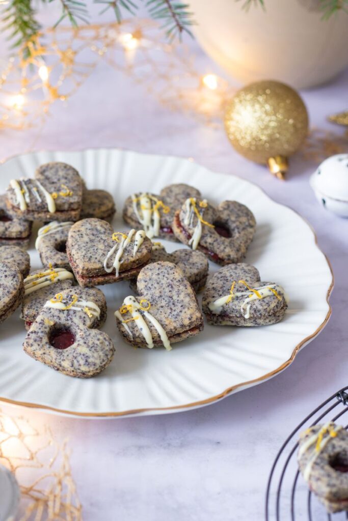 maková srdíčka s citronem