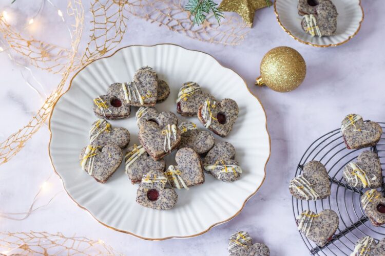 maková srdíčka s citronem